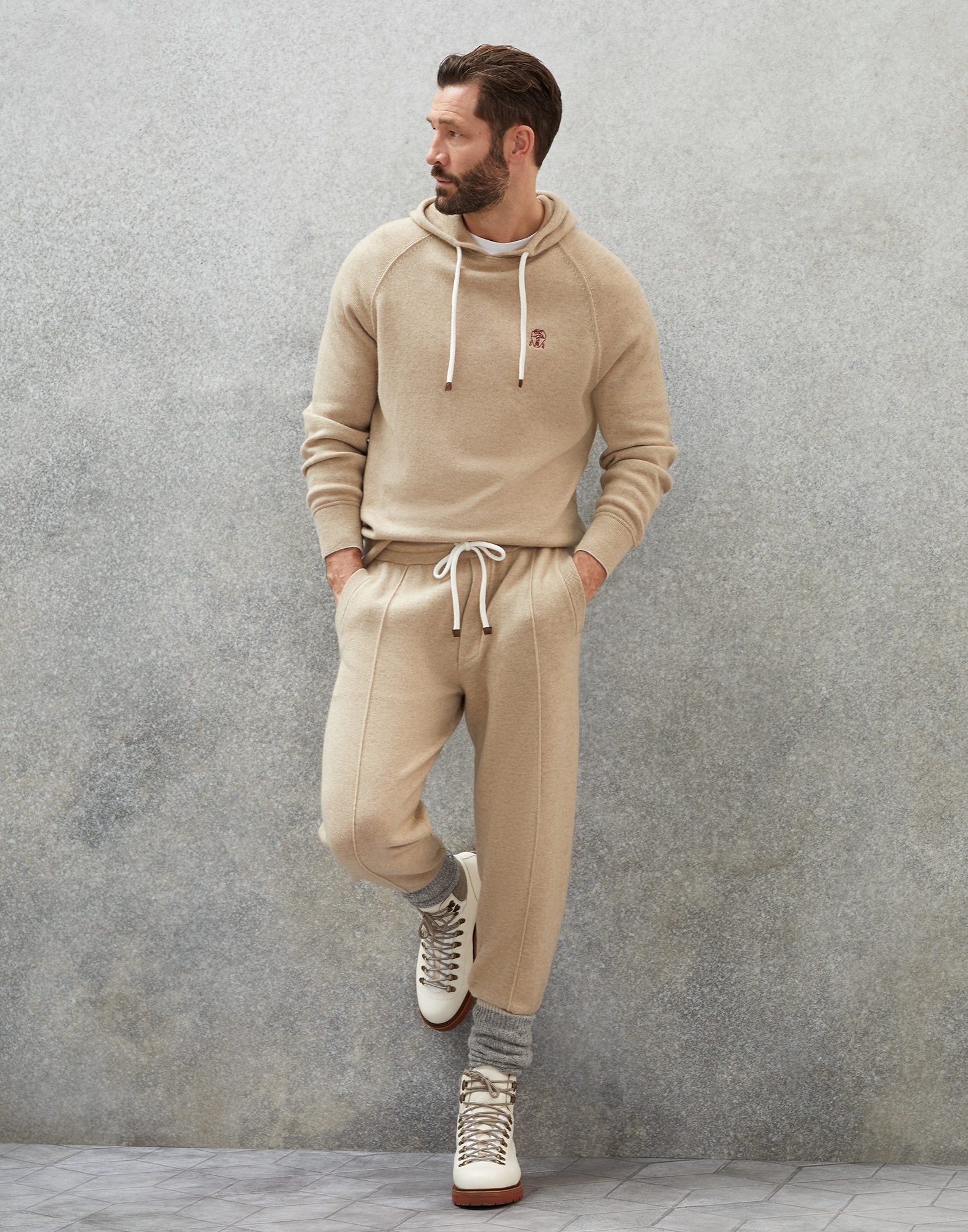 Ribbed Cashmere Sweatpants