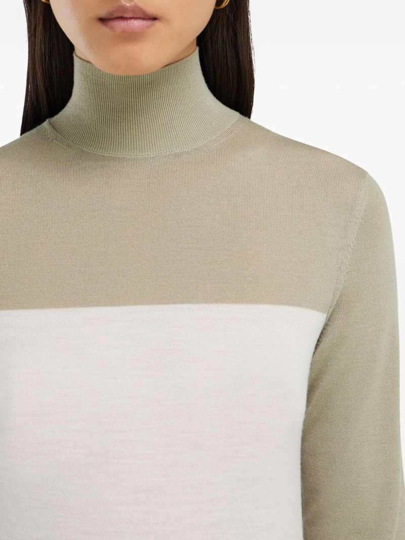 colour-block sweater 5