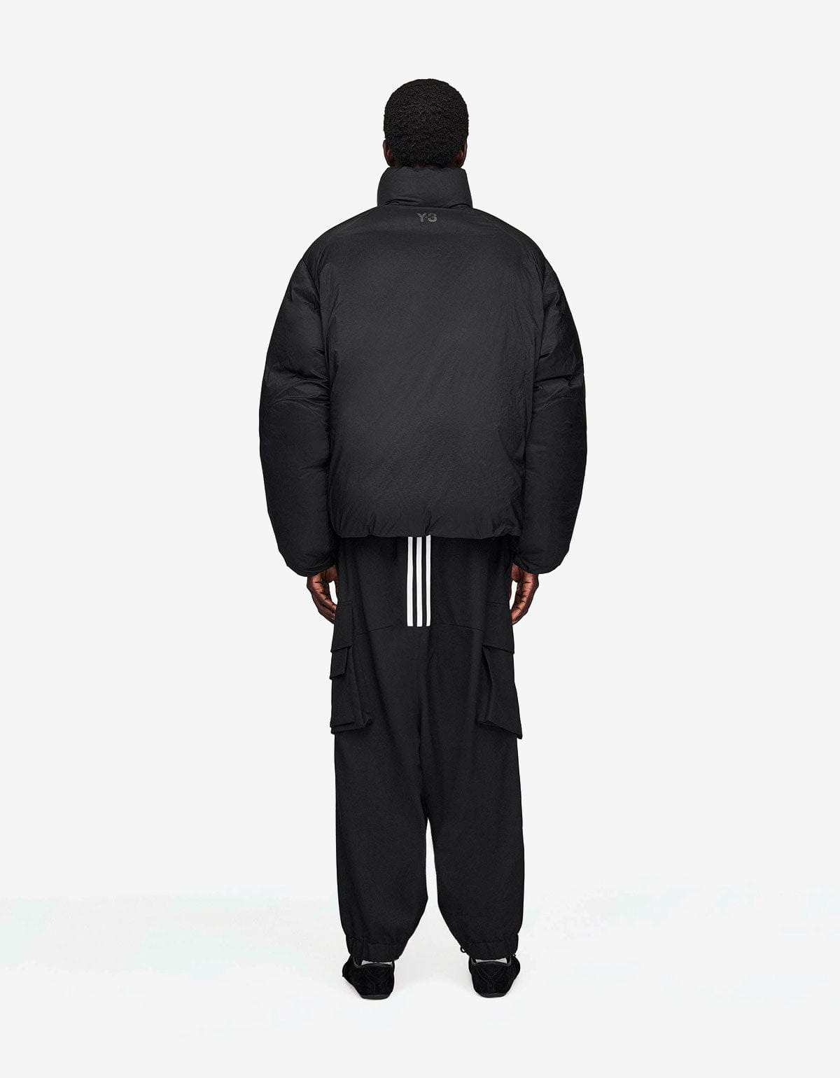 Y-3 Black Puffer Jacket - 4
