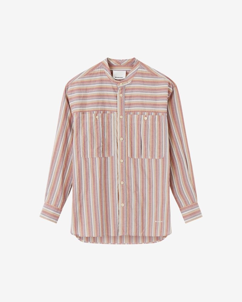 TAYLORI STRIPED COTTON SHIRT - 1