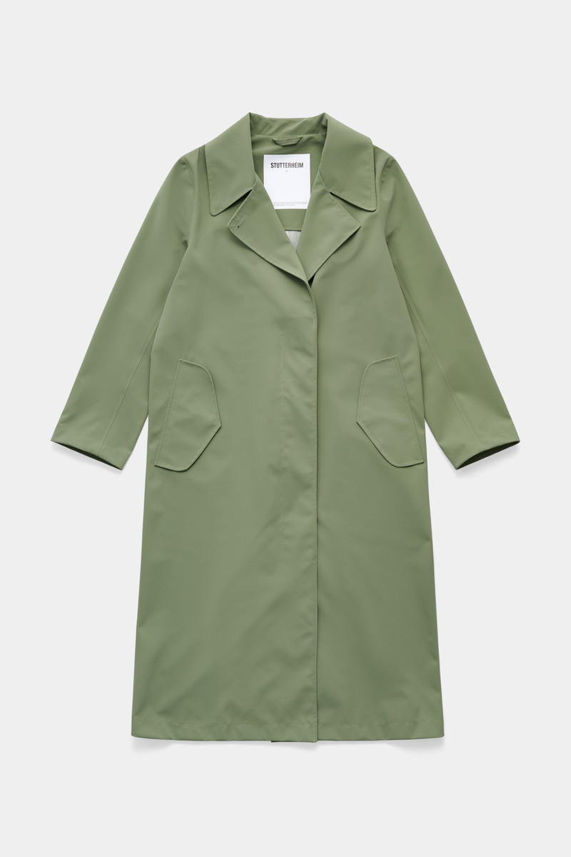 Wayfair Trench Coat Dry Green 4