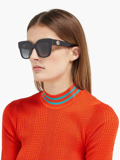 FENDI Oversized cat-eye acetate sunglasses outlook