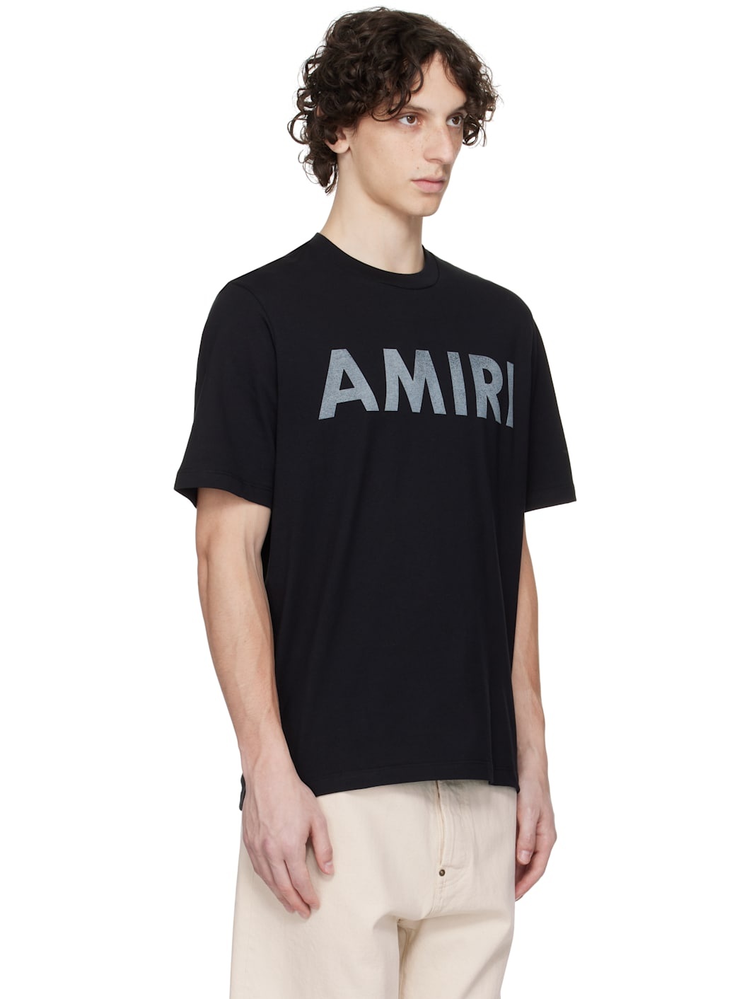 Black 'Amiri' Stencil T-shirt - 2