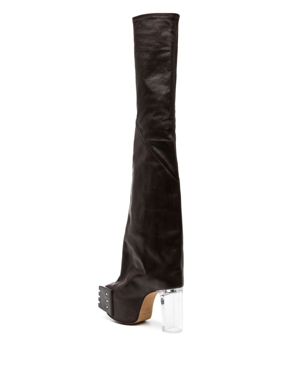 130mm thigh-high platform boots - 3