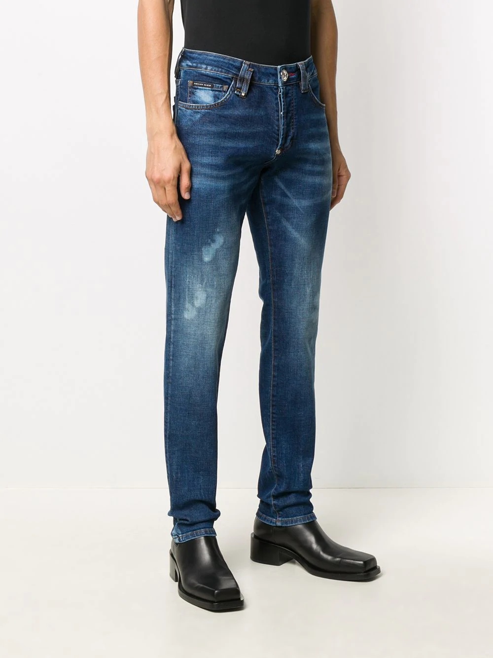 mid-rise super straight cut jeans - 3