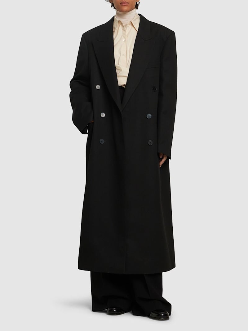 Jane oversize viscose blend long coat - 2