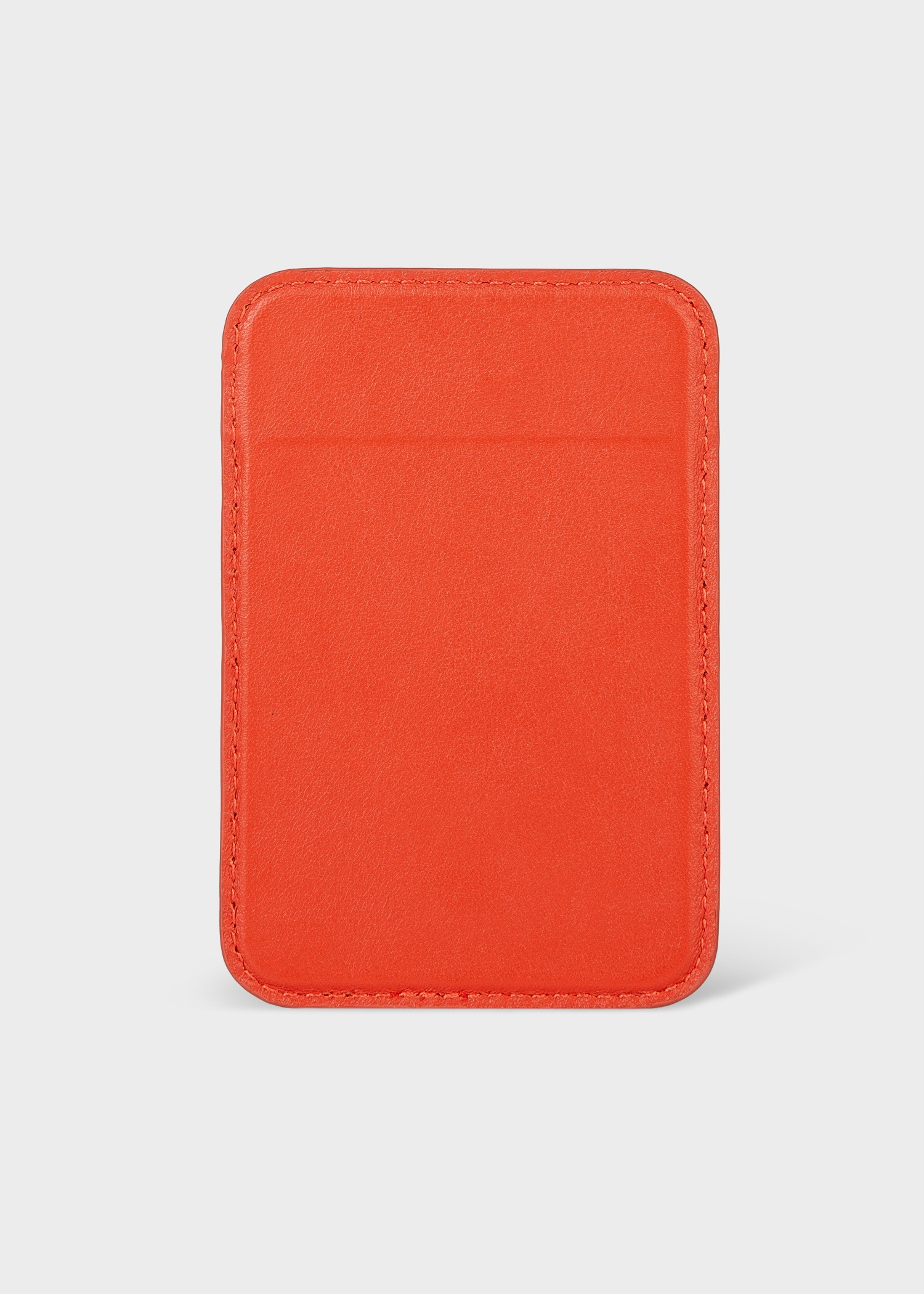 Paul Smith + Native Union Orange Leather Magsafe Magnetic iPhone Wallet - 2