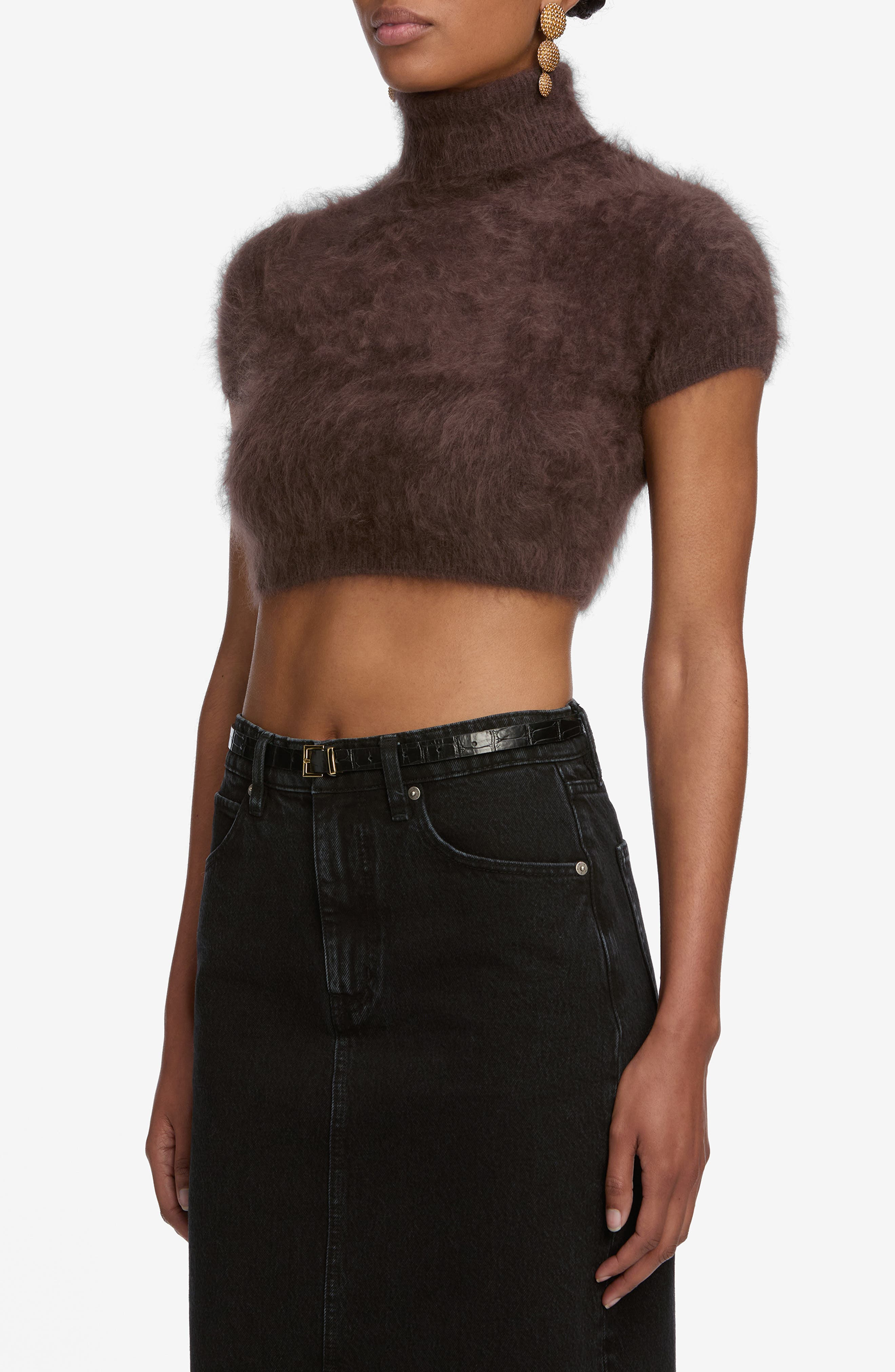 FRAME The Column Denim Midi Skirt in Sutro at Nordstrom - 5