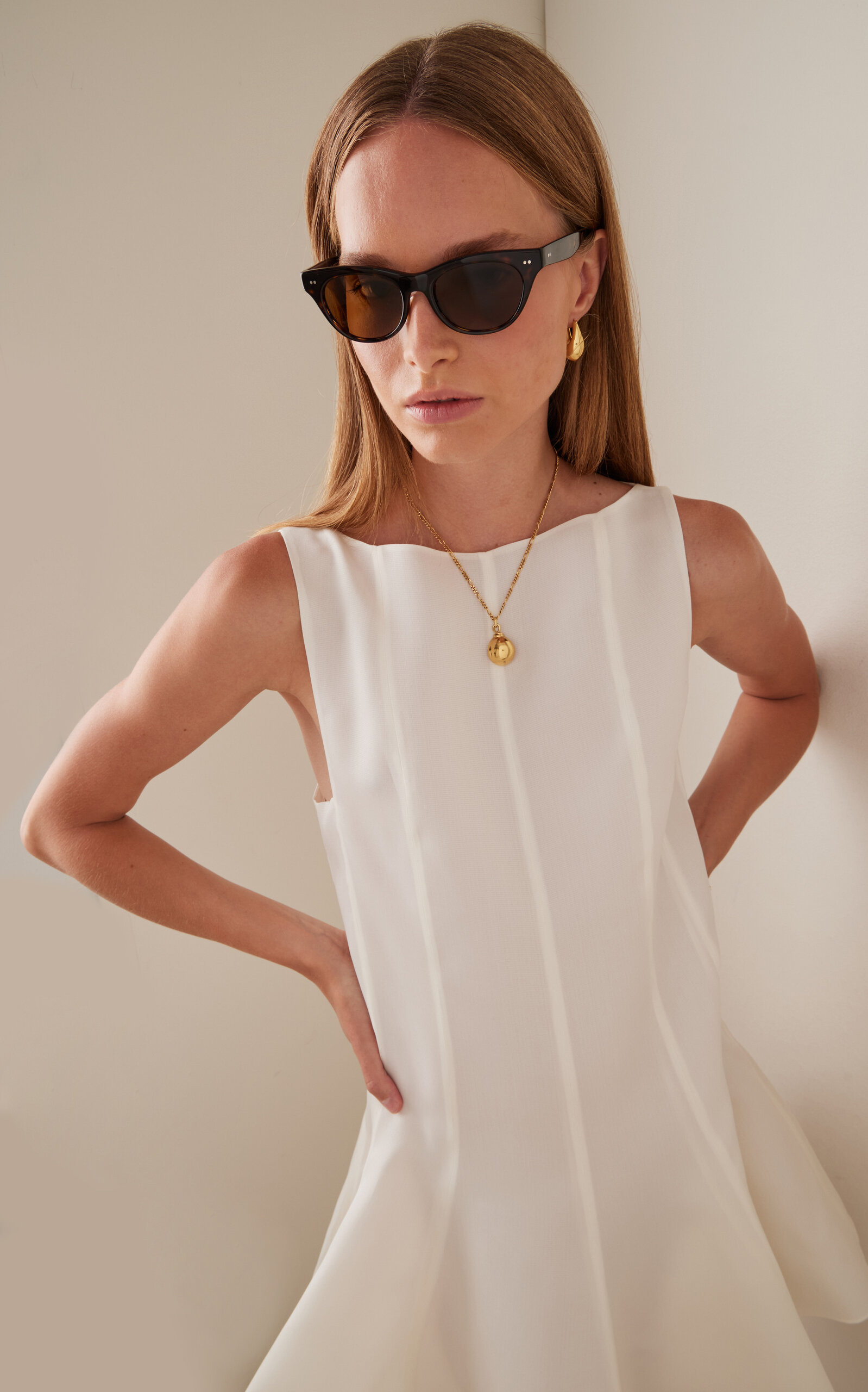 Avelin D-Frame Acetate Sunglasses brown - 2