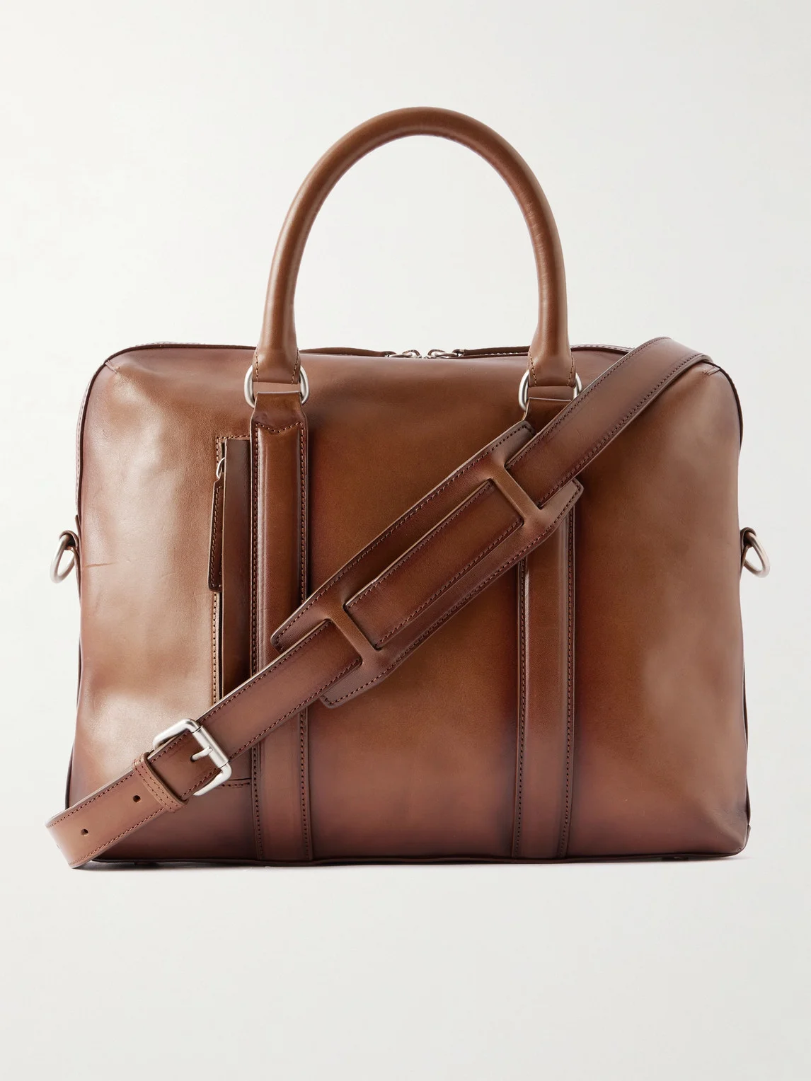 Quentin 019 Leather Briefcase - 1