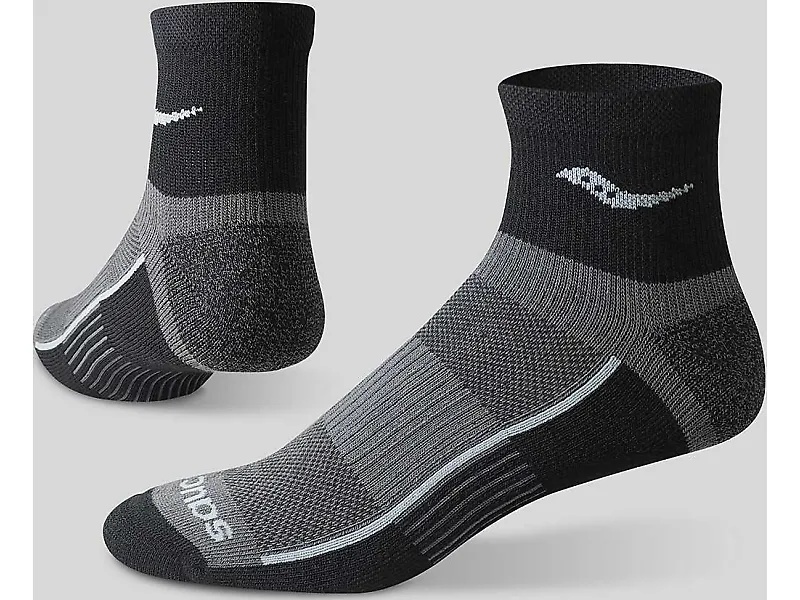 Saucony Inferno Quarter 3 Pack Socks - 2