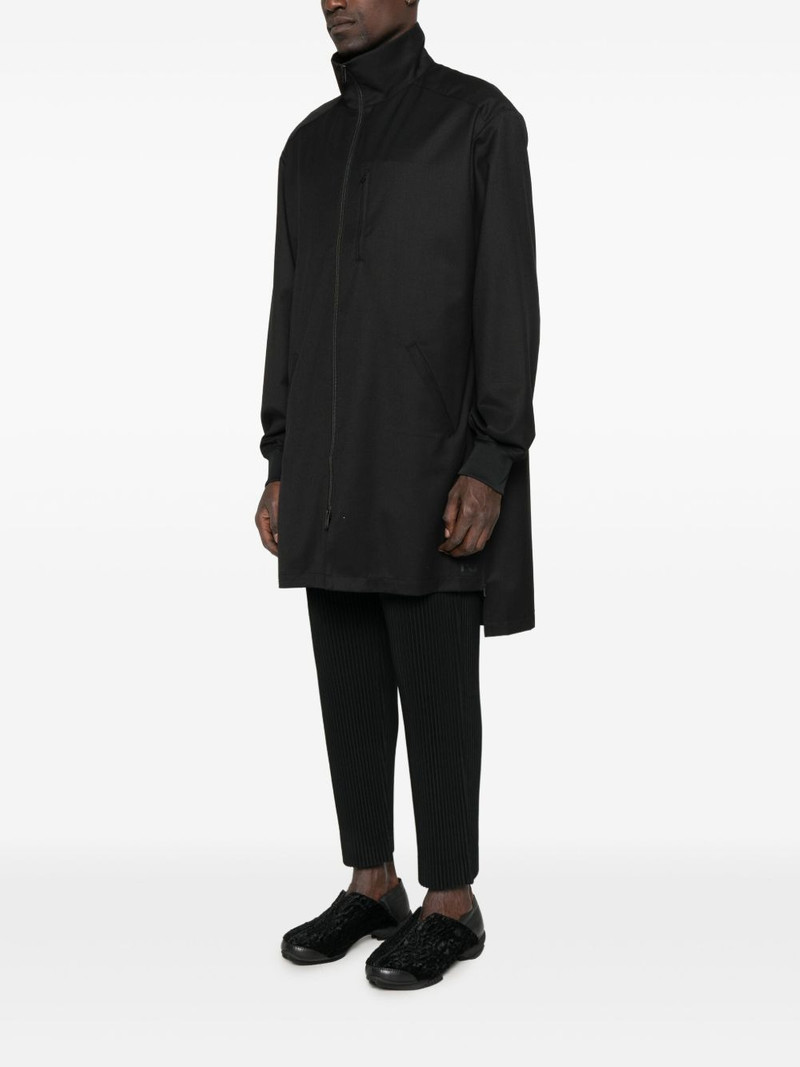 zip-front long jacket 3