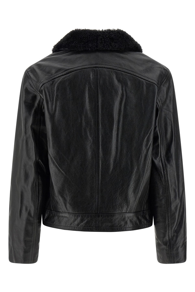 Isabel Marant 'Briyana' Leather Jacket outlook