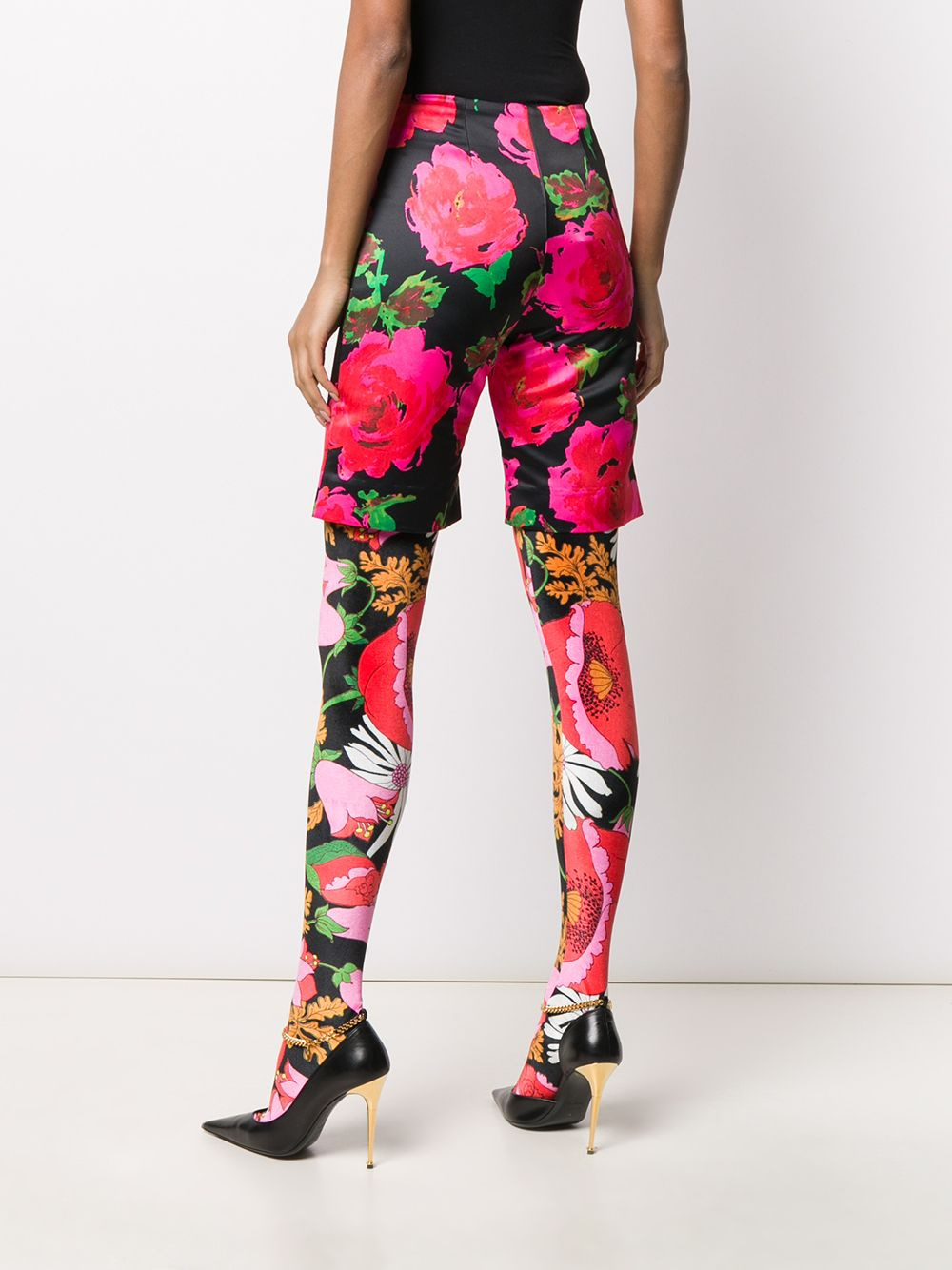 floral print bermuda shorts - 4