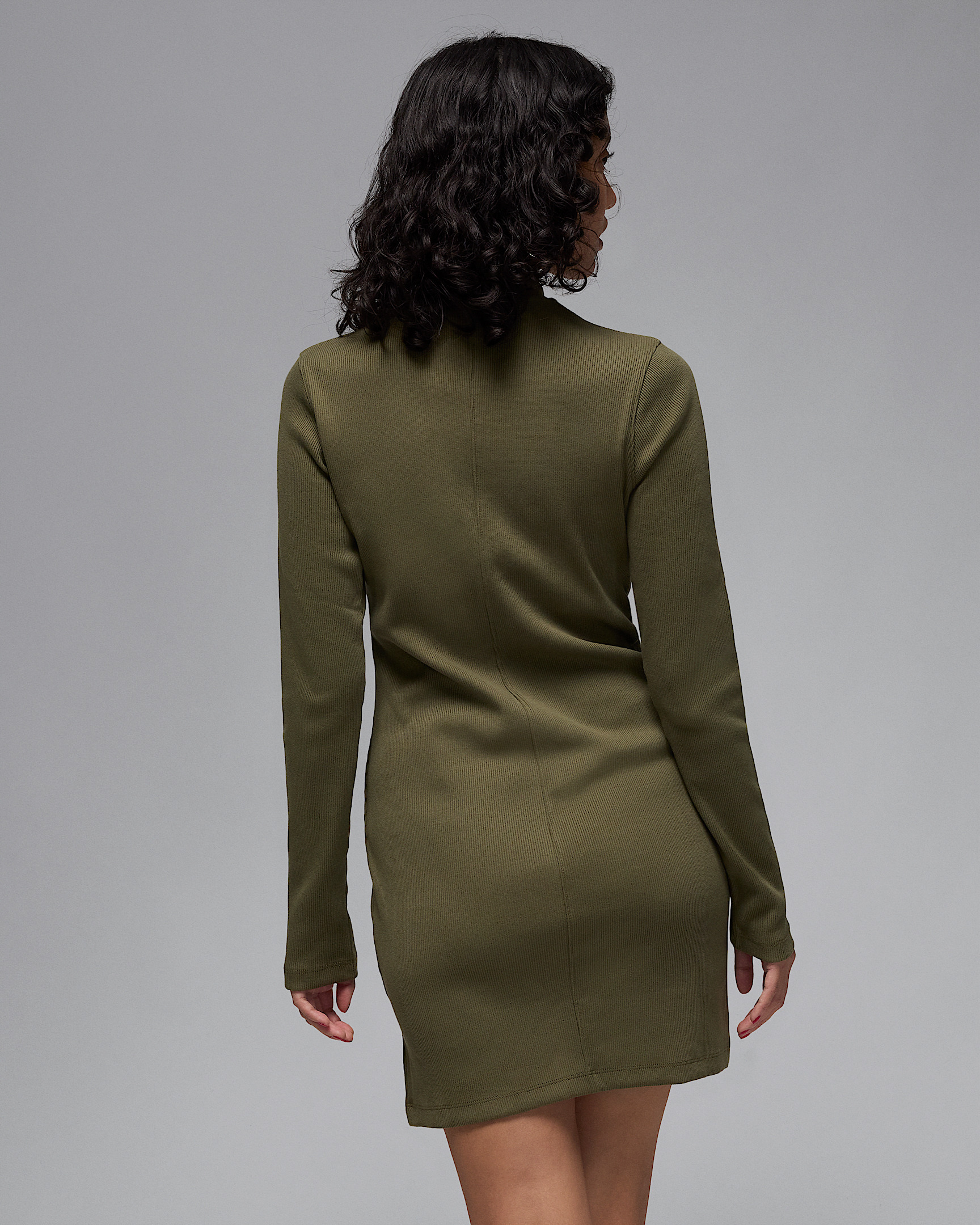 Jordan Women's 1/2-Zip Long-Sleeve Knit Dress - 2