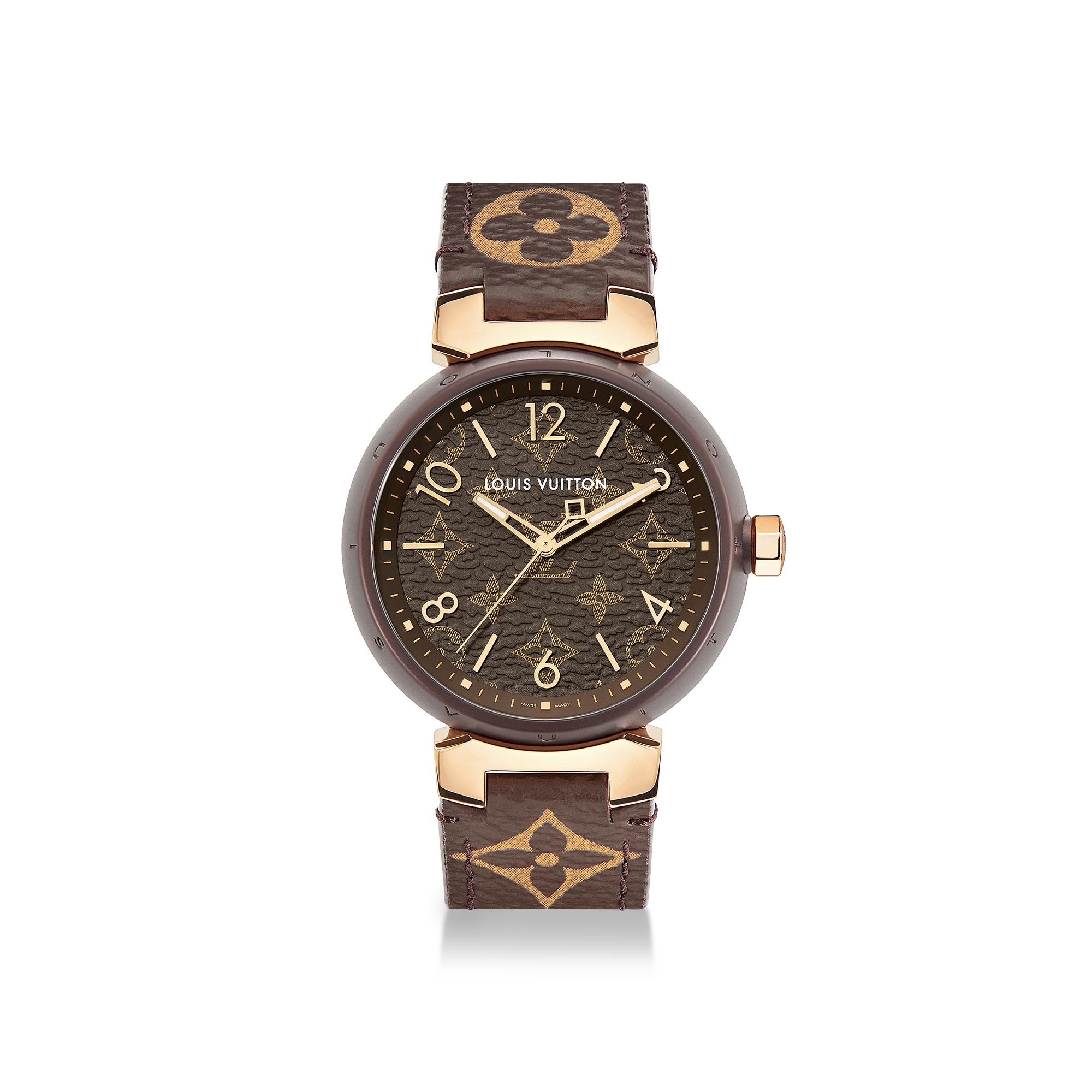 Louis Vuitton Tambour Monogram Canvas Strap