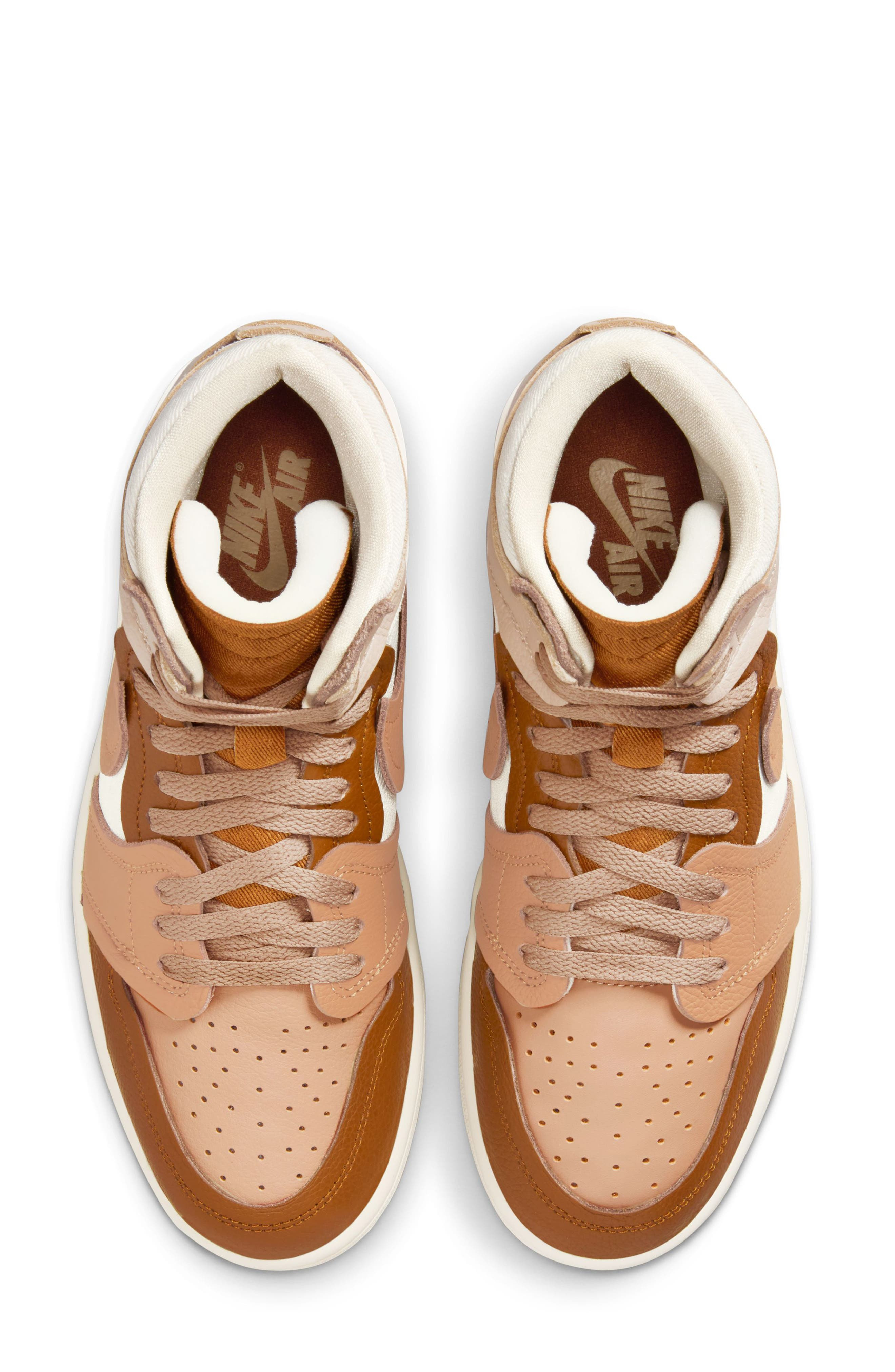 Air Jordan 1 High MM Basketball Sneaker in Legend Medium Brown/Brown at Nordstrom - 3