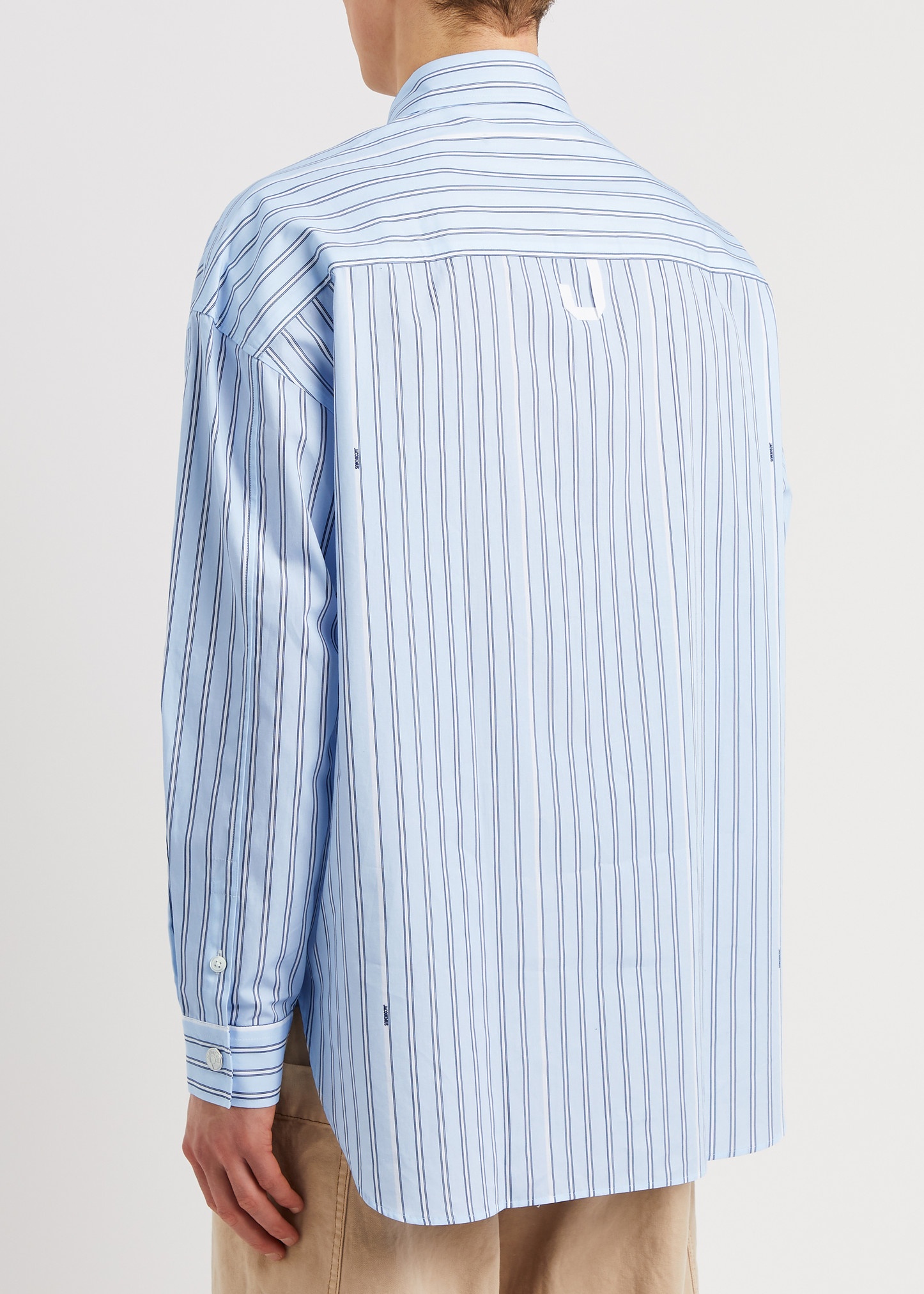 Le Chemise Manches Longue striped cotton shirt - 3