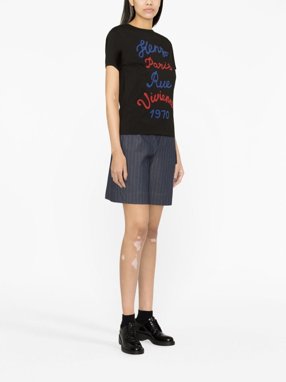 slogan-print cotton T-shirt - 4