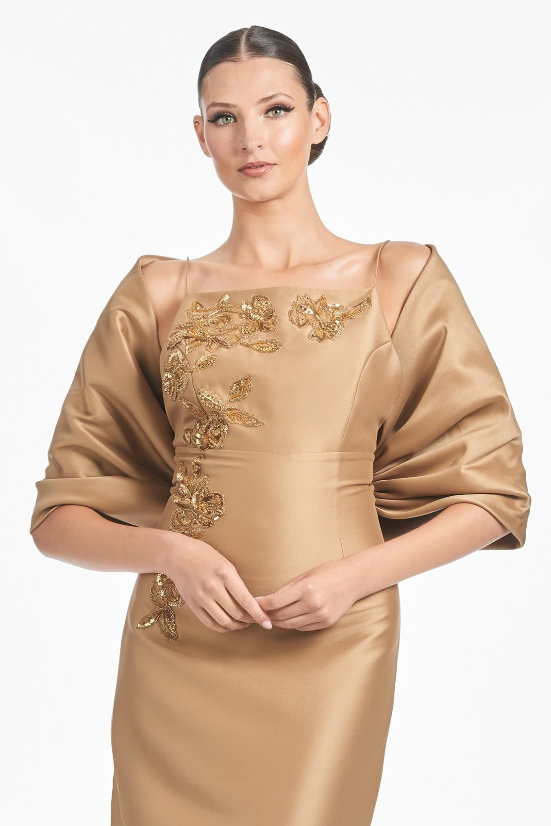 The Hug Shawl - Chestnut Gold - 1