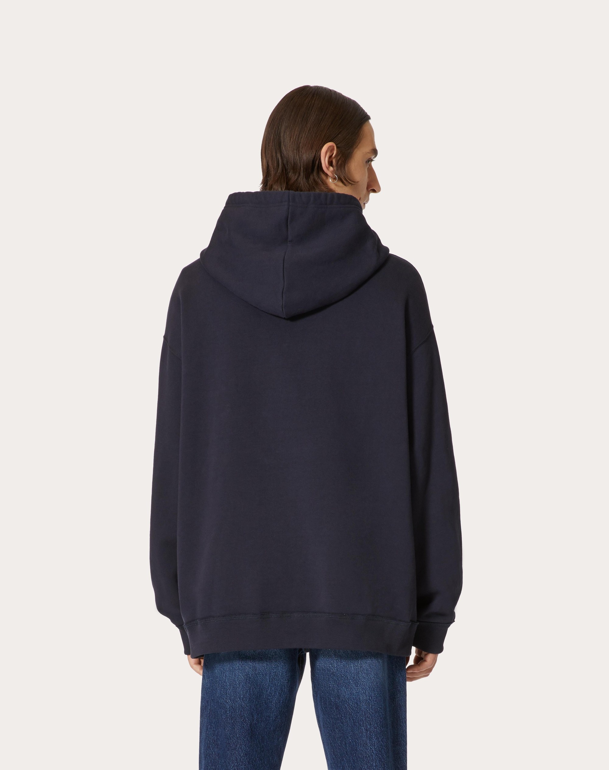 SWEATSHIRT WITH VALENTINO EMBOSSED - 4