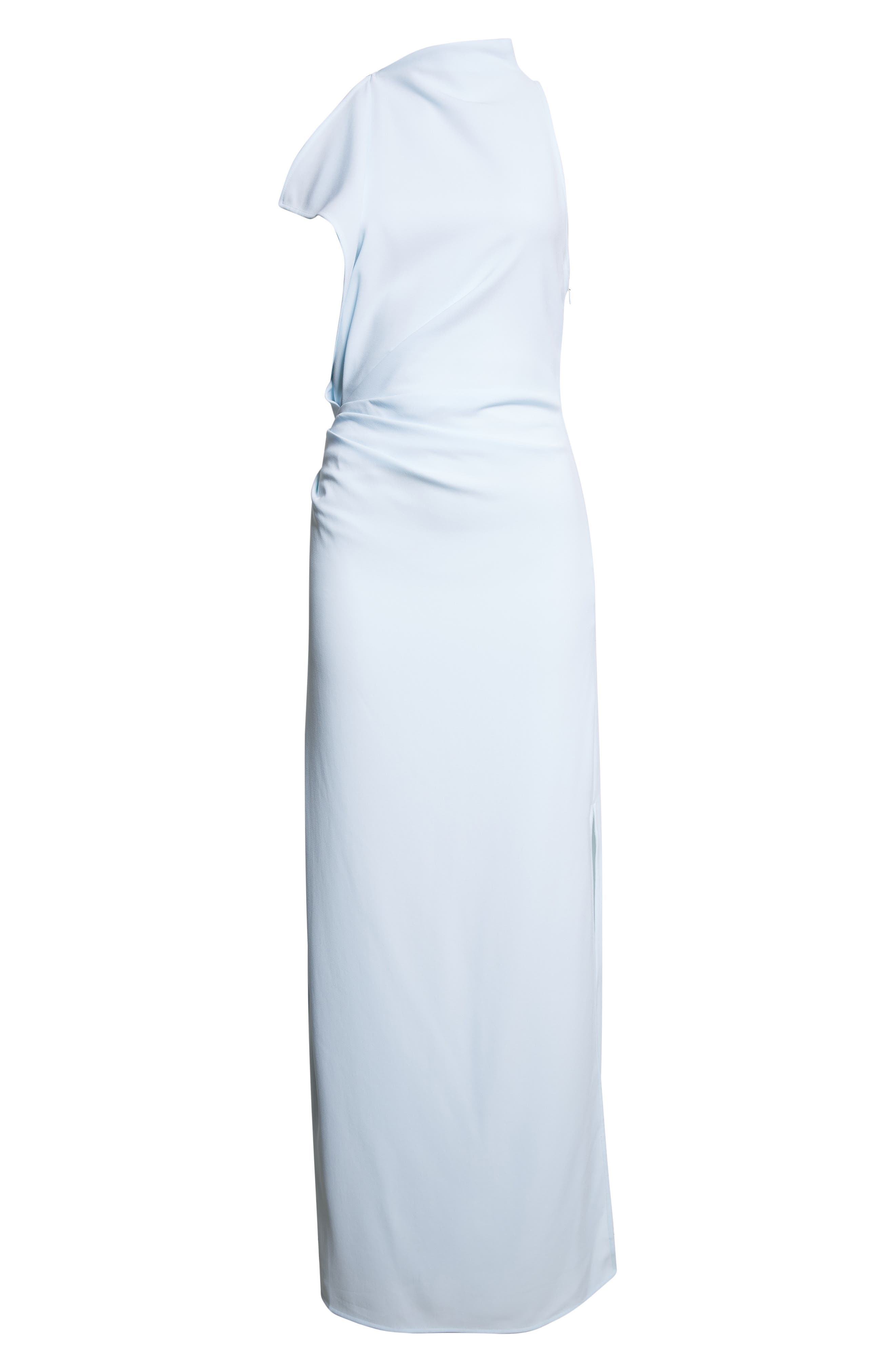 Proenza Schouler Devyn Double Crepe Maxi Dress in Powder Blue at Nordstrom - 5