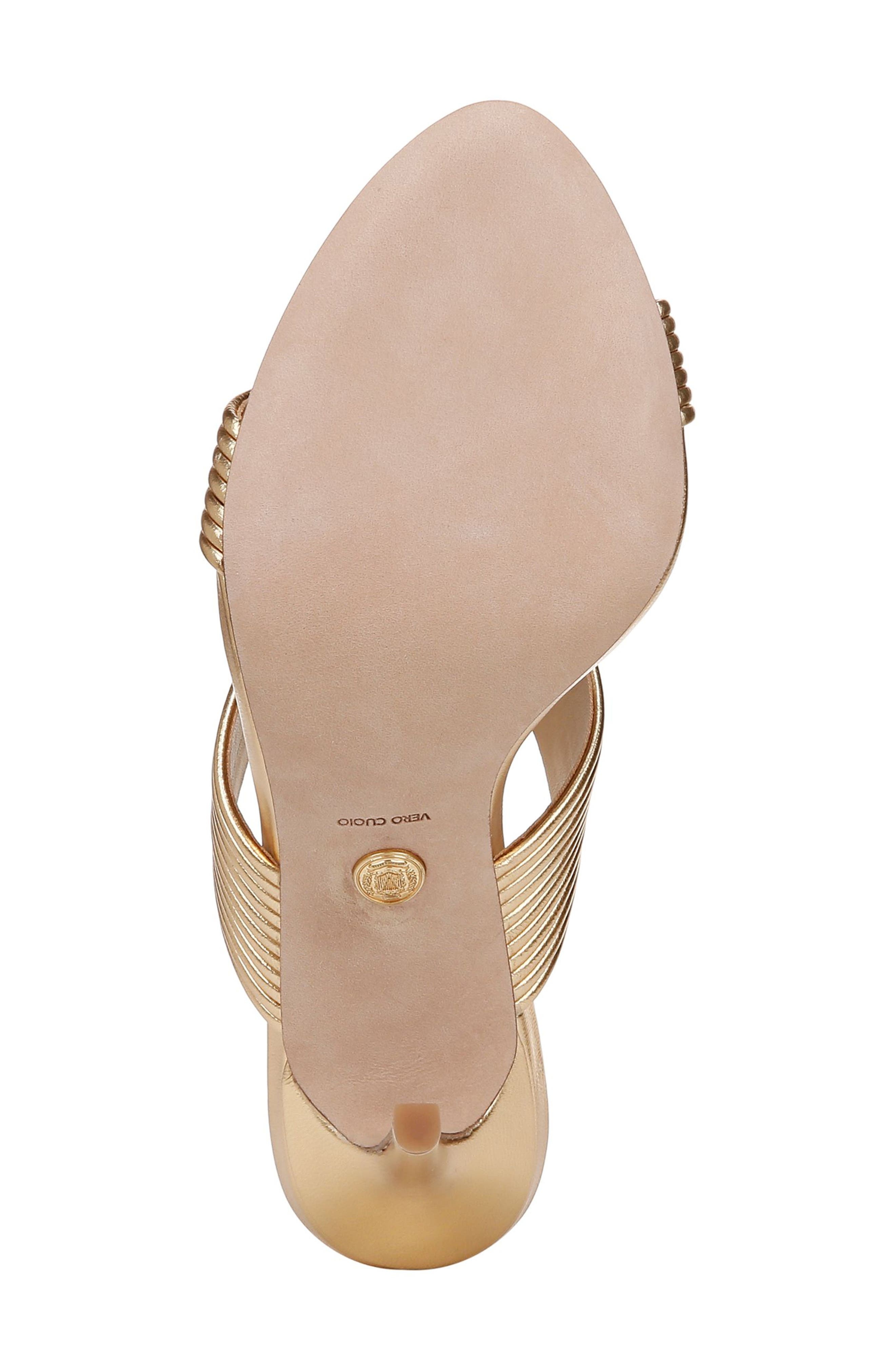 Veronica Beard Asha Sandal in Pale Gold at Nordstrom - 6