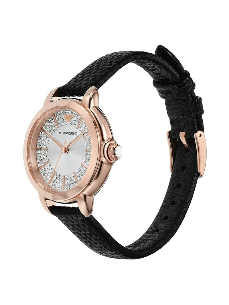 EMPORIO ARMANI crystal-embellished 32mm outlook