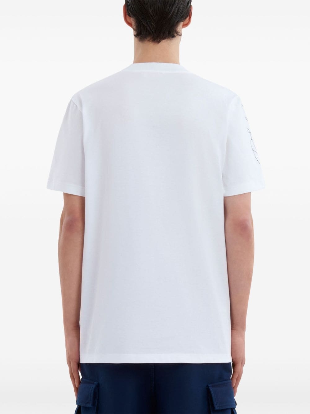 logo-print cotton T-shirt - 3