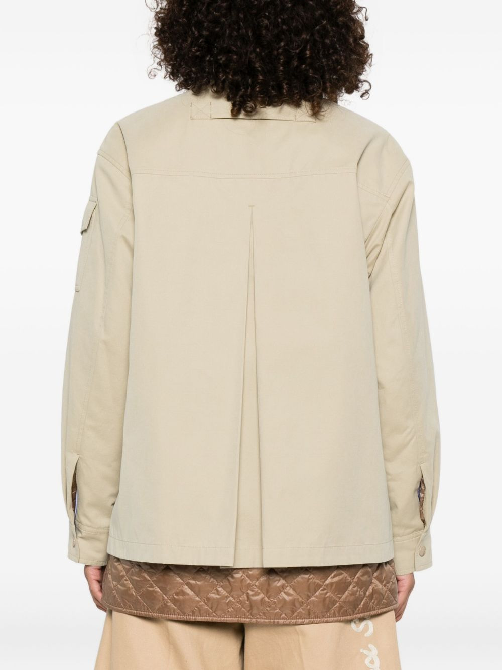 quilted zip-up jacket - 4