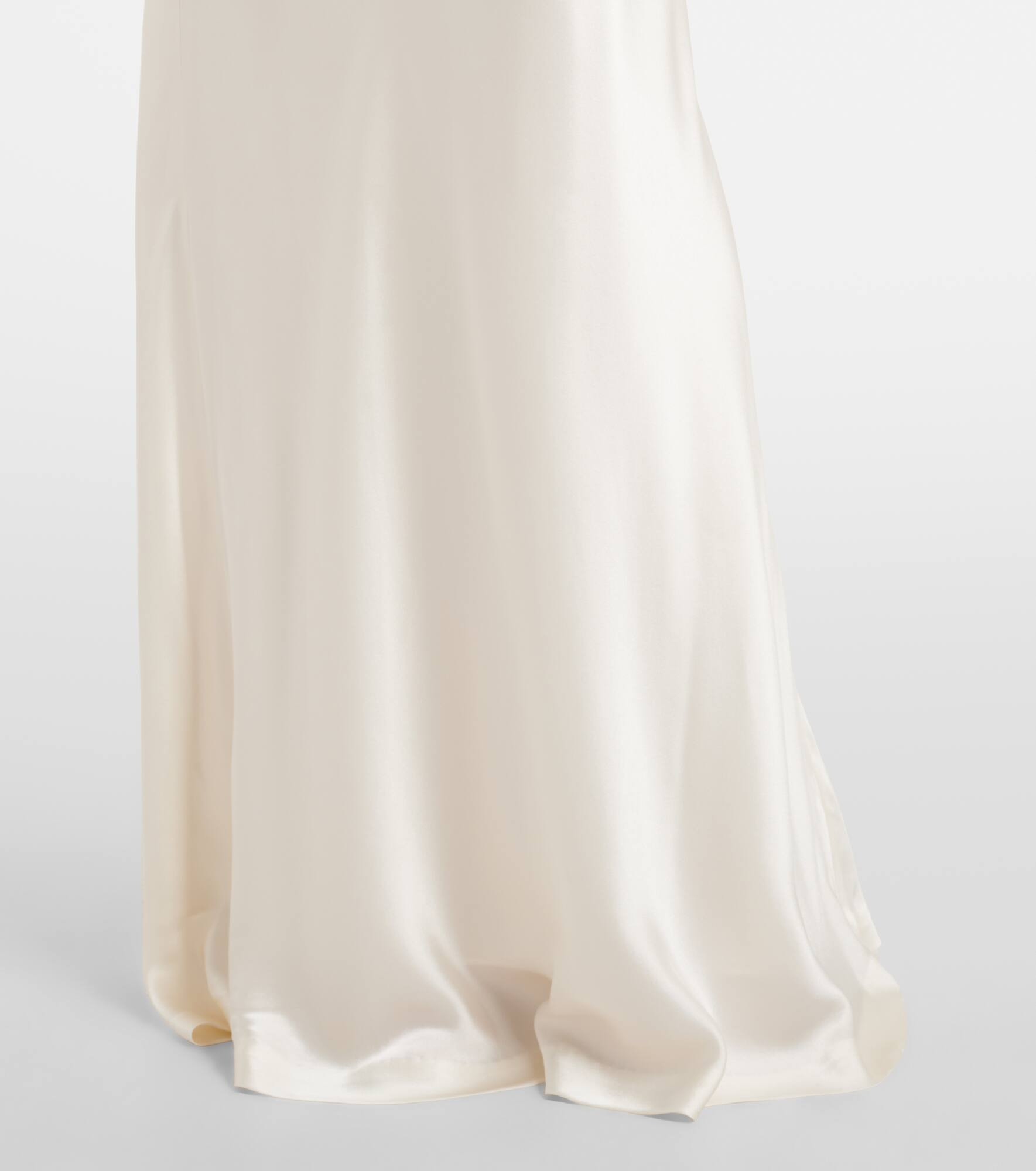 Bridal Attia halterneck silk gown - 5