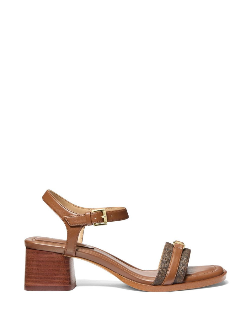 Mandy logo-plaque sandals 1
