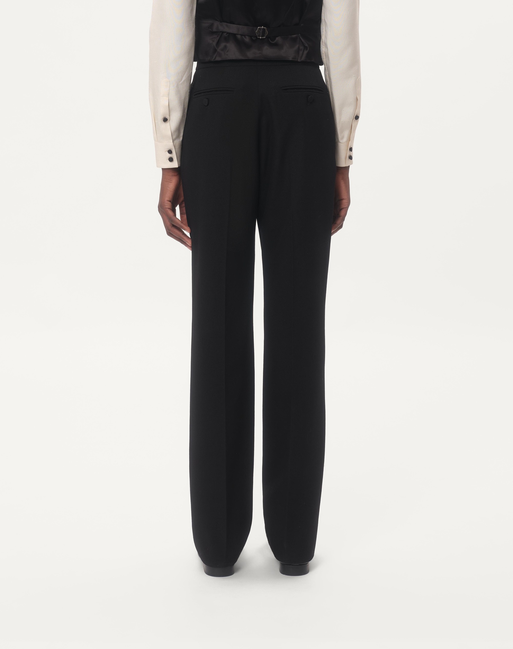 GRAIN DE POUDRE WOOL PANTS - 6