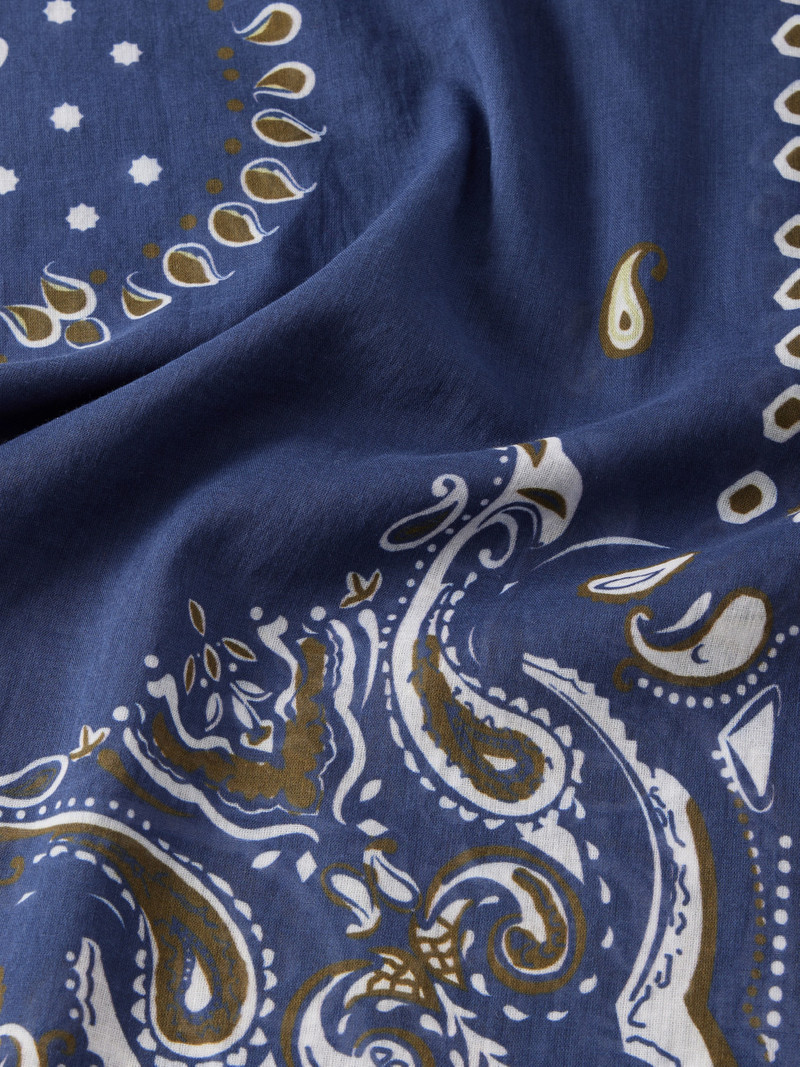 Bandana-Print Cotton-Voile Scarf 3