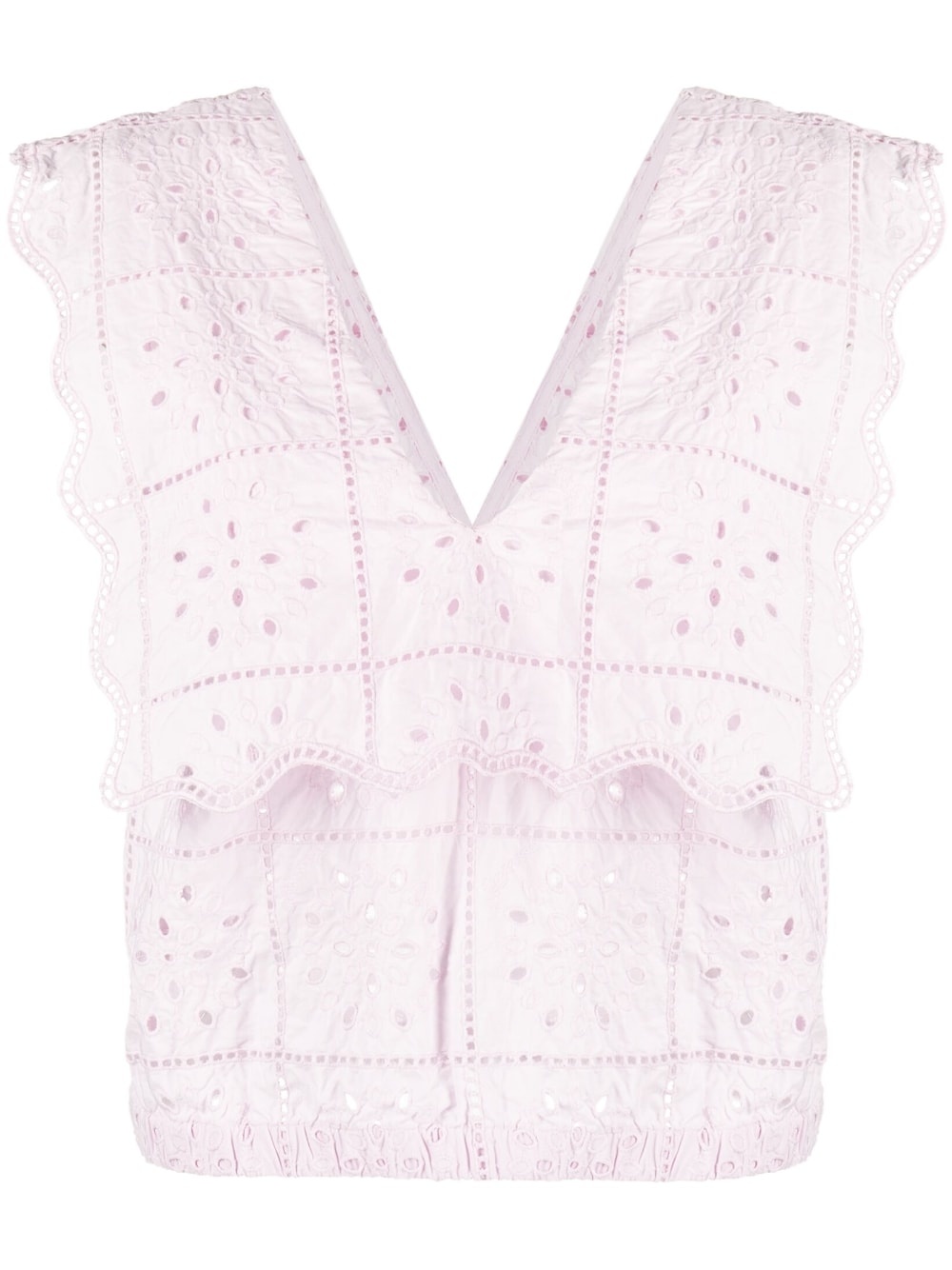 broderie anglaise top - 1