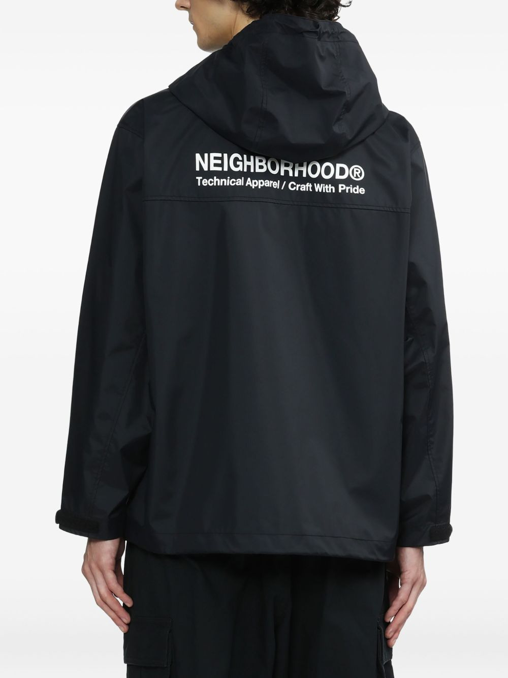 multi-pocket hooded jacket - 4