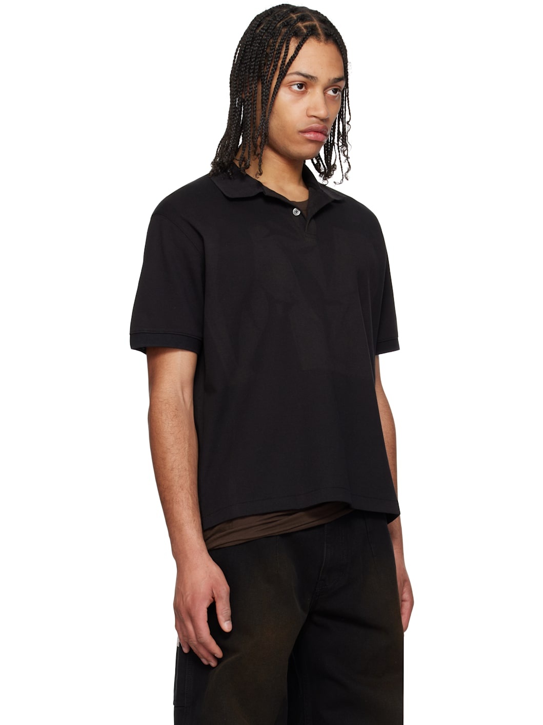 Black Sun-Bleached Pack Polo - 2