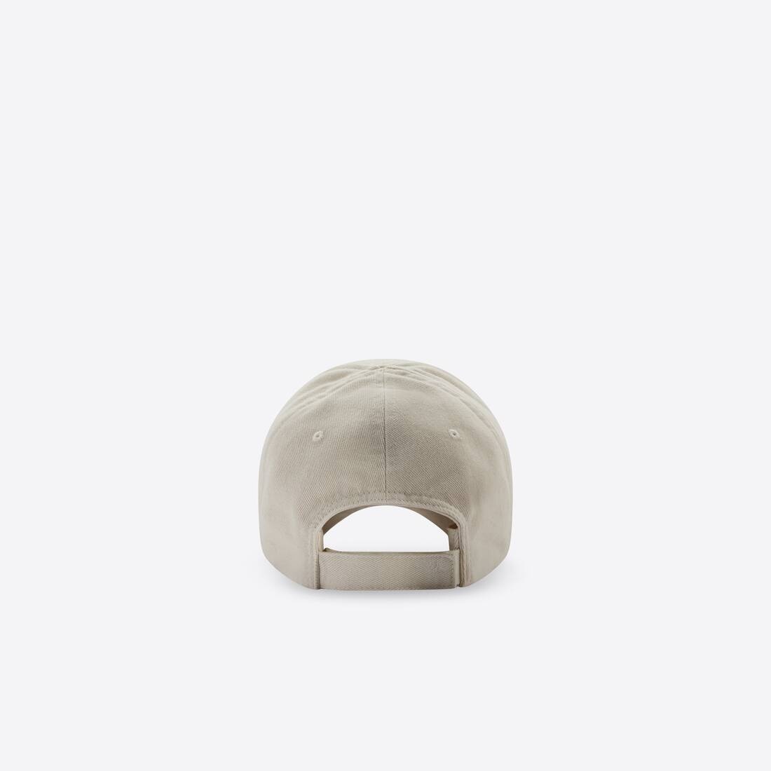 Men's Logo Visor Cap in White - 2