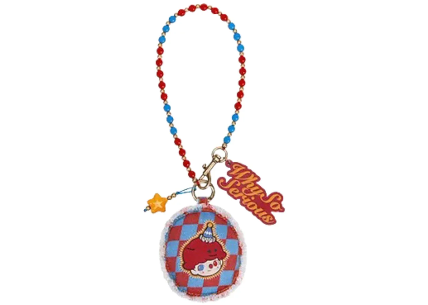 Pop Mart WHY SO SERIOUS Series Dimoo Flame Clown Pendant Chain - 1