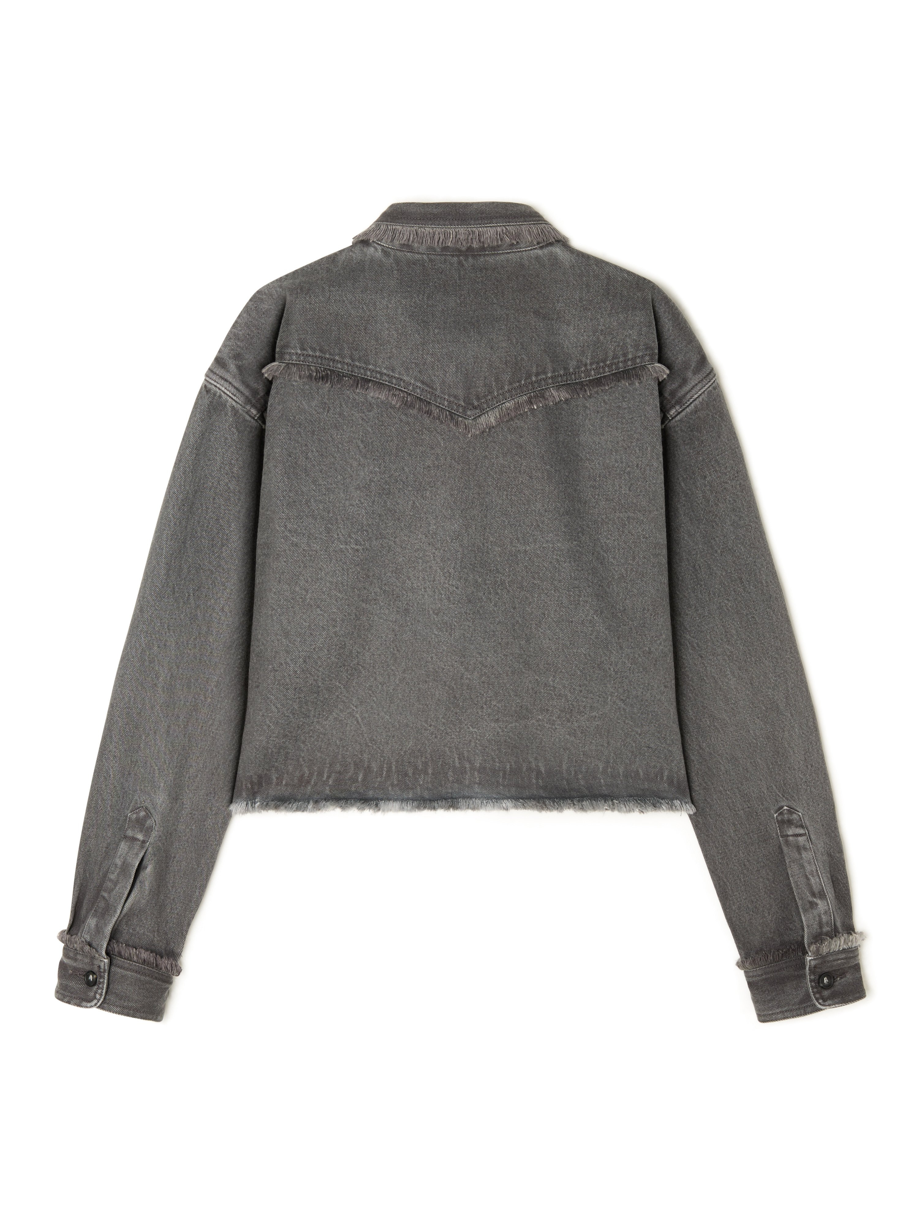 Free Horizons Cropped Denim Shirt - 3