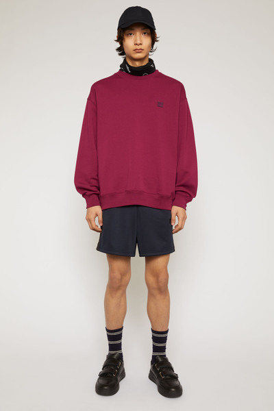 Acne Studios Oversized sweatshirt dark pink outlook