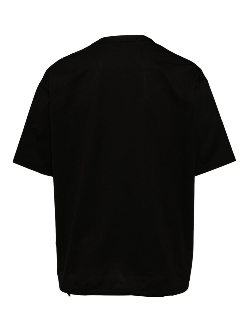 logo-tag drop-shoulder T-shirt - 2