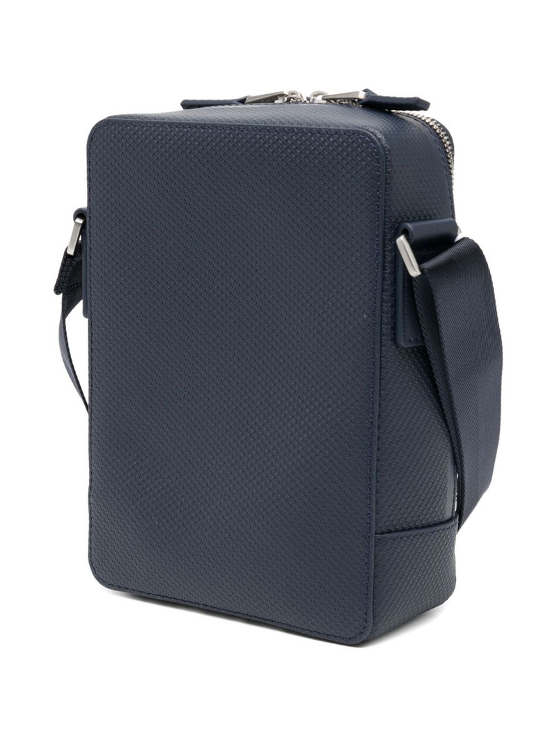logo-embossed messenger bag 3