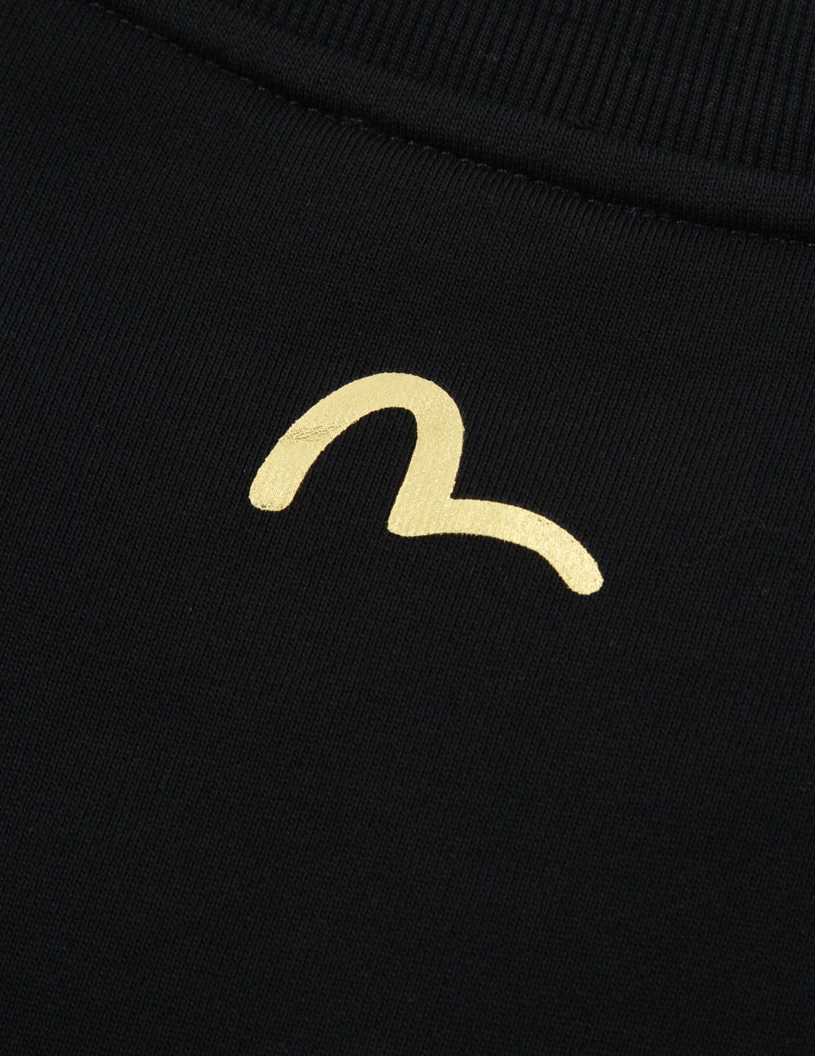 KOI AND WAVE PATTERN KAMON PRINT SWEATSHIRT - 11