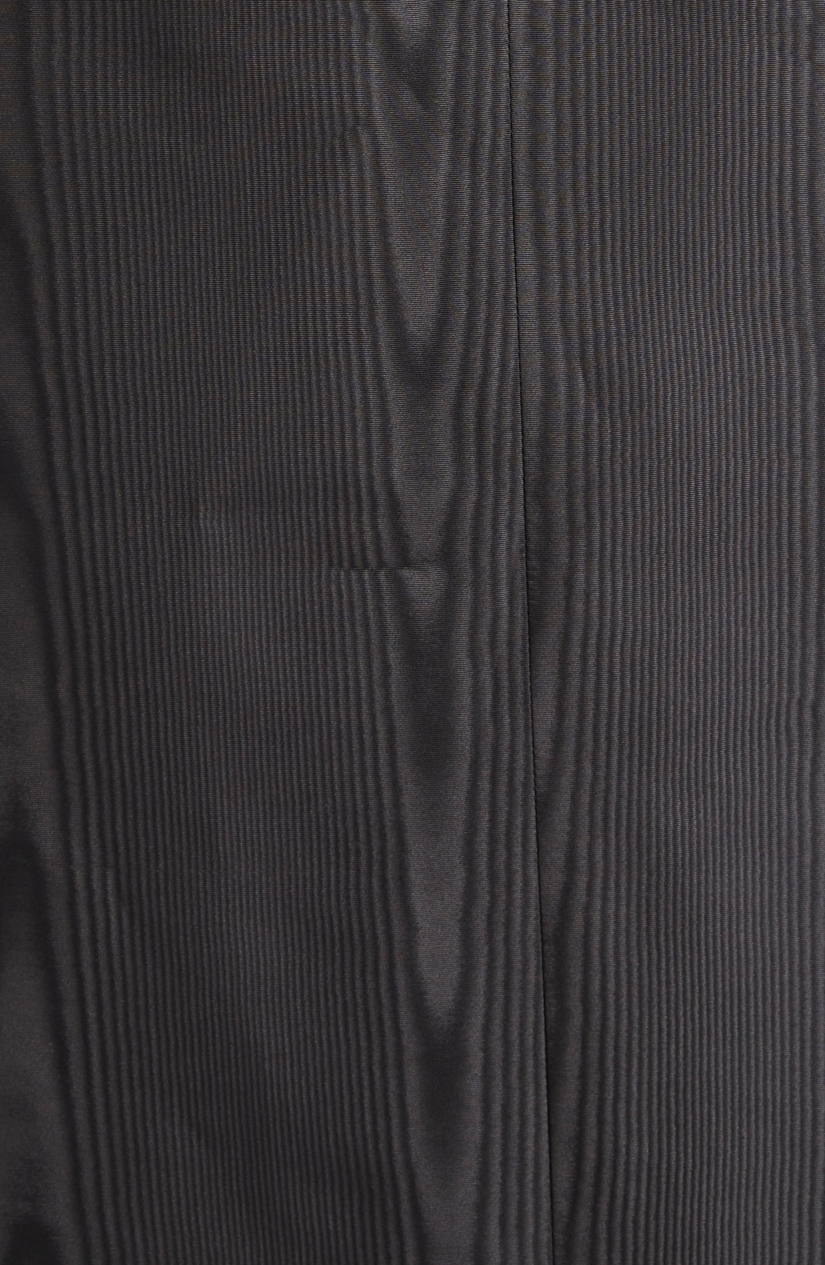 Thom Browne Bateau Neck Silk Moiré Belted Dress in Black at Nordstrom - 6