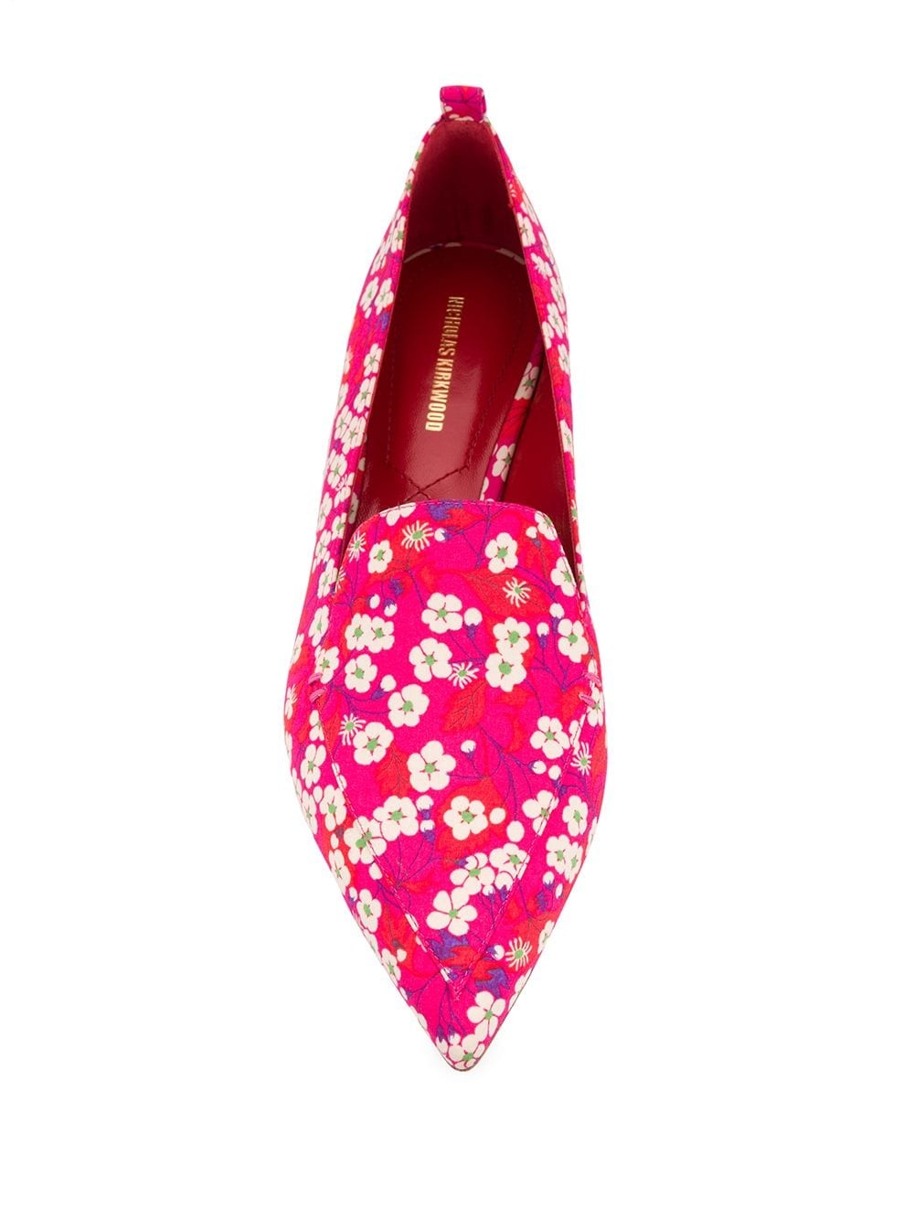 BEYA floral-print loafers - 4