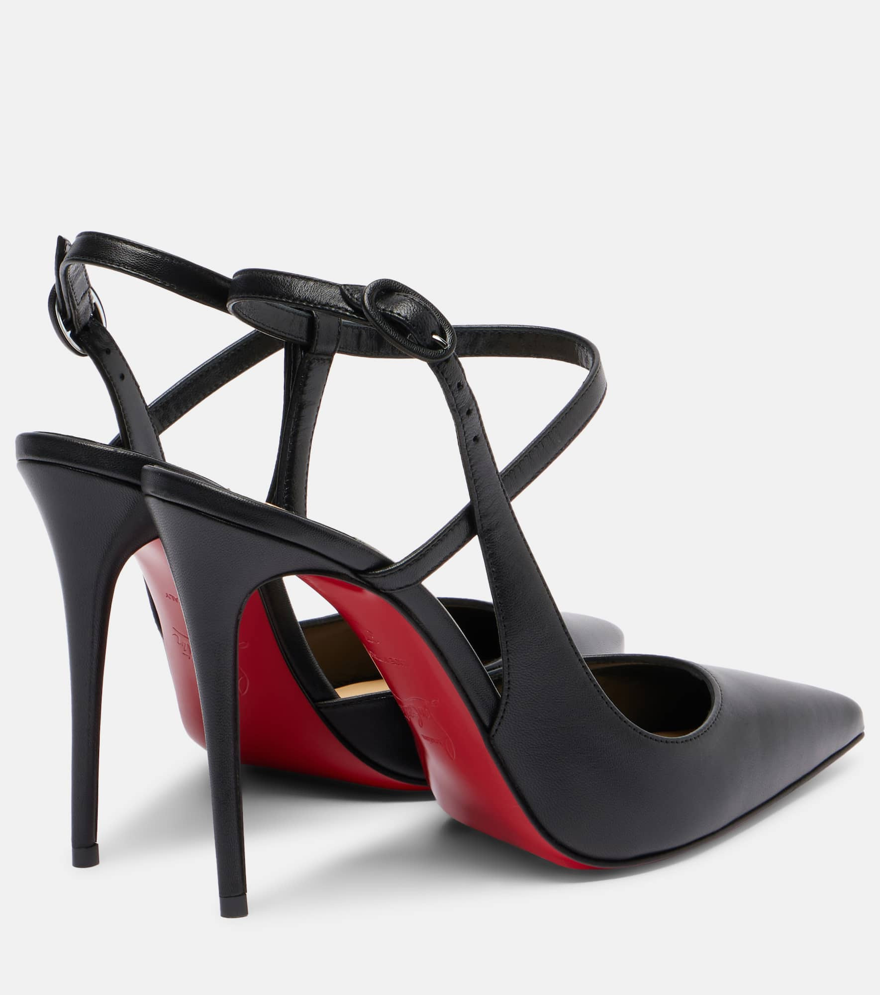 Jenlove leather slingback pumps - 3