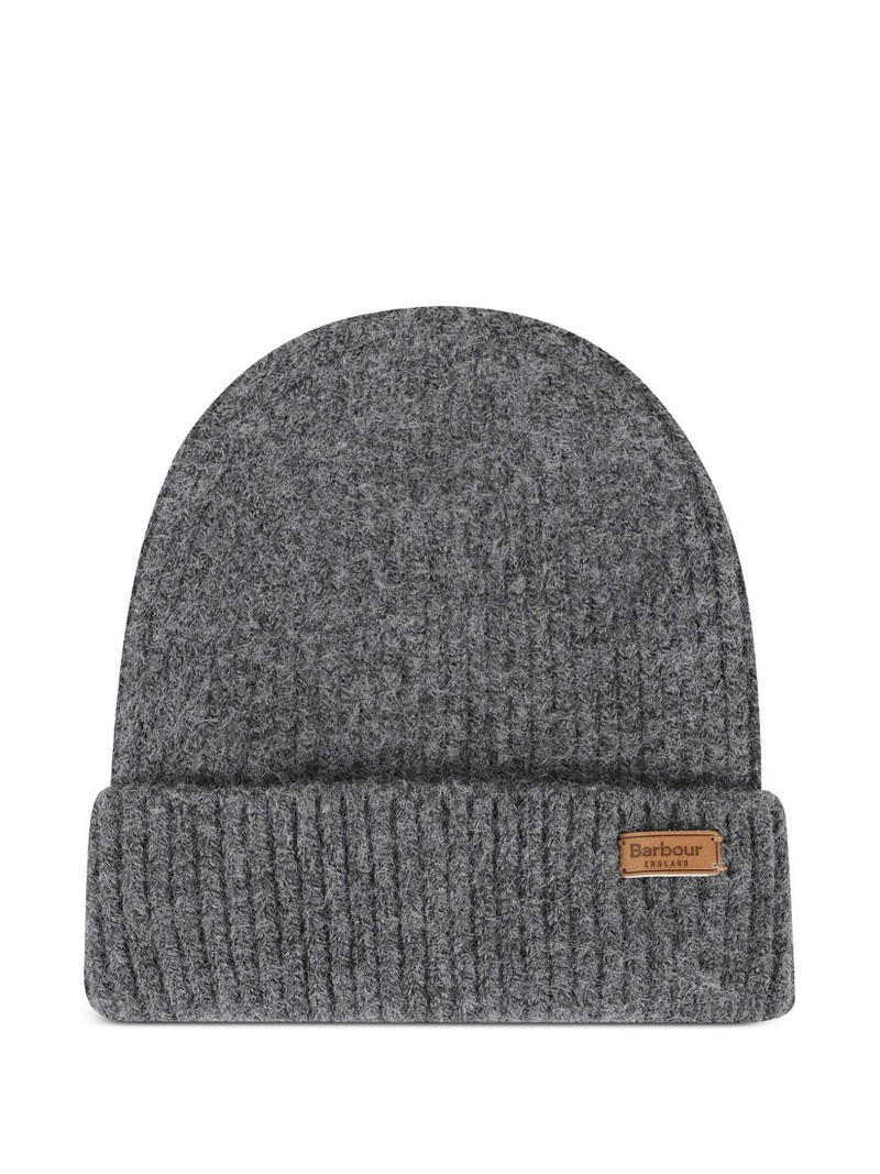 knitted beanie-scarf set 3