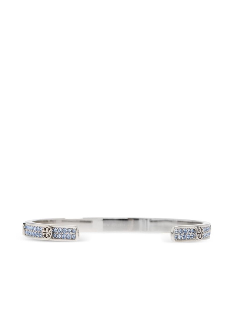 rhinestone-embellished logo bracelet 3