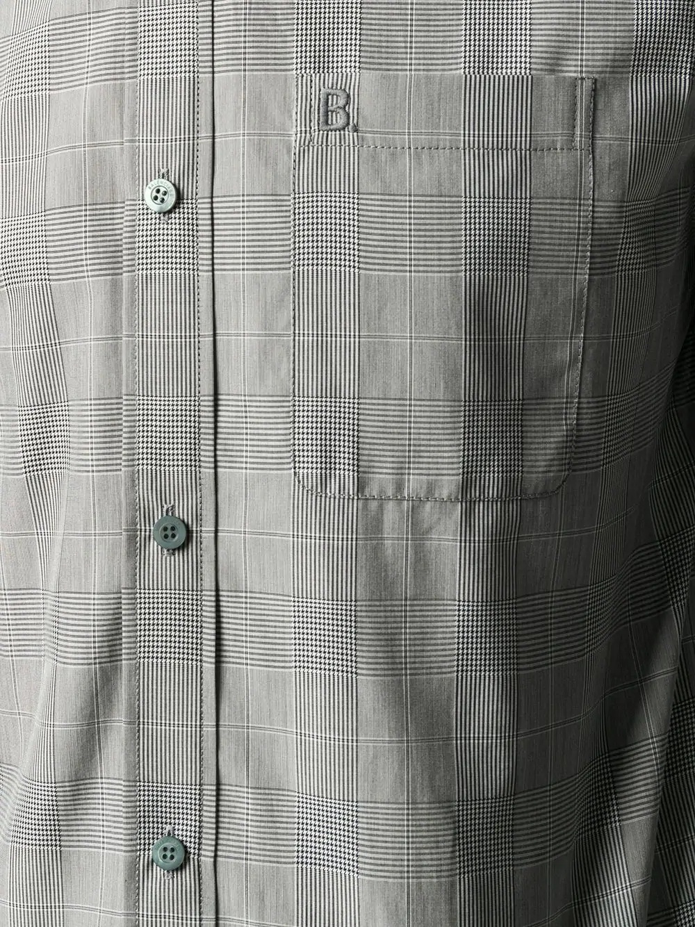 checked fitted shirt - 5